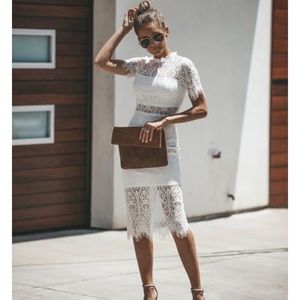 Vici Collection White Lace Dress
